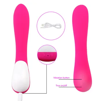 Poglobljeno G Spot Vibrator Analni Vibrator Sex Igrače Za Žensko, Nepremočljiva USB za Polnjenje z vibriranjem Klitoris Stimulator, Odraslih Sextoys