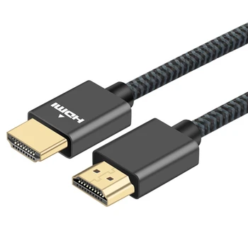 4k HDMI Kabel 1 m 30 cm Visoka hitrost HDMI 2.0 4K 60Hz kabel s pletenico in Zlitine lupini Združljiv UHD TV, Blu-ray, Xbox, PS4/3, PC