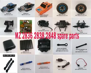 MZ 2836 2838 2848 RC avto rezervni deli avto lupini kolesa pnevmatike daljinski upravljalnik krmilna naprava spredaj zadaj osi blažilec itd.