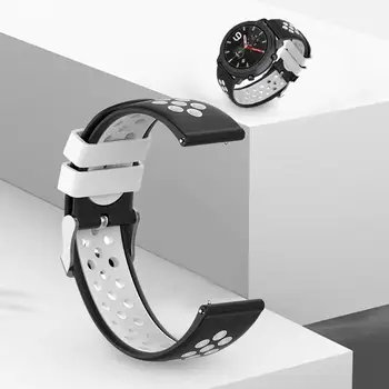 ALLOYSEED Najnovejši Mehki Silikonski Pašček za Zapestje Watchband s Sponko za Ticwatch Pro/E2/S2 Zakonsko barve Watchband Nadomestni Deli