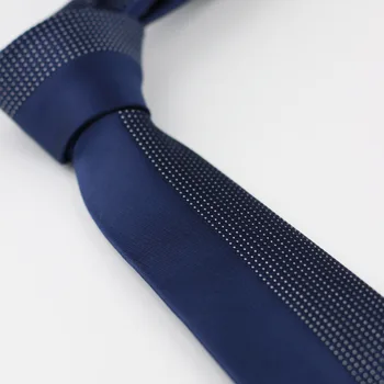 LAMMULIN Moške Novost SUH Kravato modra Pol Srebrna/modre Pike Žakarske Tkanine kakovosti Kravatni Kravato Poroko cravate 6 cm