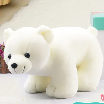 Otrok Plišastih Igrač beli Polarni medved Baby Otroci Plišaste Igrače darilo za Rojstni dan nositi živali, 45 cm