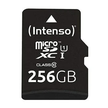 Micro SD Memory Card z Adapterjem INTENSO 3423492 256 GB Črn