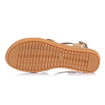 YAERNI 2019Ethnic Ženske sandale poletje tkane sandali dihanje ženske klin sandale zapatos mujer velikost 35-42E969