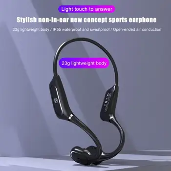 Bluetooth Kostne Prevodnosti Slušalke Brezžične Slušalke na Prostem Non-v-uho Šport Slušalke Z Mikrofonom za Prostoročno HD Klic Slušalke