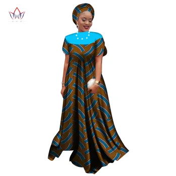 Poletje Nov Slog 2020 Afriške Obleke za Ženske Dashiki Eleganten Stranka Obleko Plus Velikost Tradicionalna Afriška Oblačila BRW WY2563