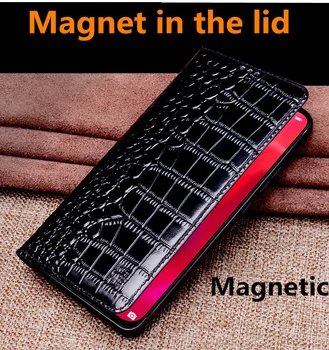 Naravni pravega usnja, magnetno držalo telefona vrečko za Xiaomi Opomba 10 Pro/Xiaomi Opomba 10 Lite/Xiaomi Opomba 10 telefon kritje coque