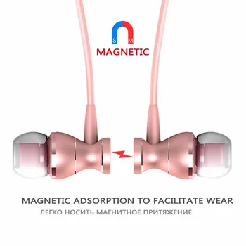 Kovinski Slušalke Magnetni Šport Teče Slušalke za LG G7 fone de ouvido
