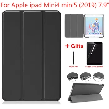 Luksuzni PU Usnjena torbica za iPad Mini 4 Flip Smart Cover za Apple iPad Mini 4 Mini5 A1538 A1550 7.9 Funda Zaščitna Primerih
