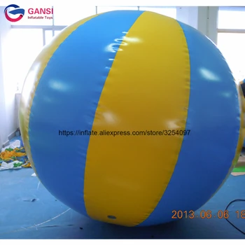 Vroče prodaja na prostem napihljivi zeppelin helij balon 0.18 mm PVC napihljivi plavajoče oglaševanje balon za promocijske
