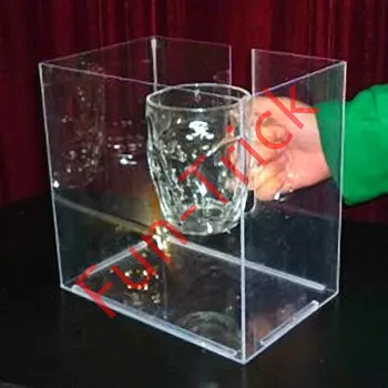 Steklenico počil / počil Cup posebna - pleksi steklo, pokrov -- Magic Trick , Mentalism Magic