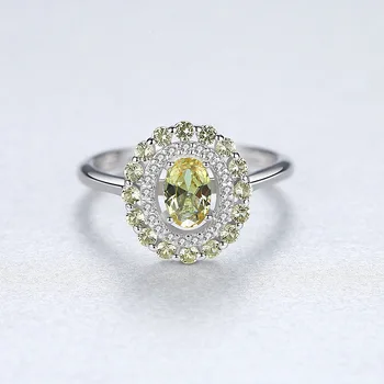 ONEVAN Visoke kakovosti Luksuzne blagovne znamke nakita večino obroči 925 sterling srebro ženske obroč cvet prstani poročni prstani za pare