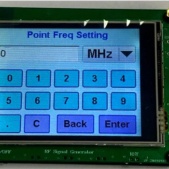 35-4400M ADF4351 RF Signala Vir Signal Generator Val / Točka Frekvenco, Pritisnite Sn LCD Zaslon za Nadzor