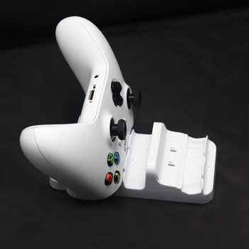 Dvojno USB Polnjenje Dock z Baterija za Xbox En S Krmilnik za Igre Igre Pribor