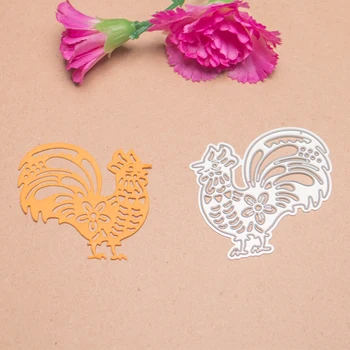Kitajski zodiak piščanec design die rezanje umre za DIY Scrapbooking Foto Album Decoretive Reliefi Stencial