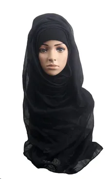 120pcs/veliko trdnih navaden hidžab barve Muslimanskih šal šal pashmina