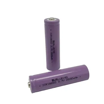 18650 litijeva baterija 3,7 V opozoril litijeva baterija 2500mah z visoko zmogljivostjo svetlo svetilka, polnilne baterije
