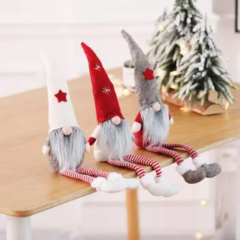 Ročno Švedski Božič Santa Gnome Plišastih Lutka Počitnice Figurice Igrače, Okraski Božič