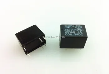 10pcs Miniaturni PCB Rele SRS-21F 4100 3V 6 Zatiči