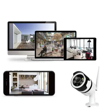 Brezžični CCTV Video nadzorni Sistem 1080P 2MP NVR IP IR-CUT prostem nadzorna Kamera IP Varnostna Kamera Sistem