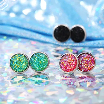 3 Pairs Mens Womens Stud Earrings Stainless Steel Star Earrings Imitation Gemstone Jewelry Stud Earrings Earings Fashion Jewelry