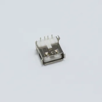 5pcs USB Tip A Ženski Vtičnice Priključek za Varjenje 90 Stopinj Bend Pin Plug Jack DIY Priključki