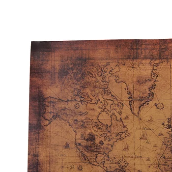 1Pc Nov Svetovni Zemljevid Papir, Plakati, Retro Vintage Stil v Stenske Nalepke Doma Decoraction Umetnost Besede Zemljevid Ozadje 72.5x51.5 cm