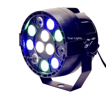 4XLot LED Pranje Učinek Luči 12X3W RGBW Ravno Par Luči DMX512 DJ Disco Lučka KTV Bar Stranka Osvetlitev Svetlobni Projektor Reflektorji