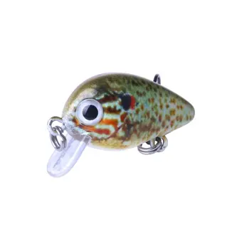 1 Set Mini Ročice Fishing Lure Debel Kolesce Topwater vabe Crankbait 3D Oči Težko vabe bass Vode Minnows Ribištvu Tackle