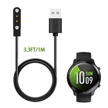 Zamenjava Magnetni Pametno Gledati 100 cm USB Kabel za Polnjenje Združljivih za Ticwatch GTX Smartwatch Dodatki