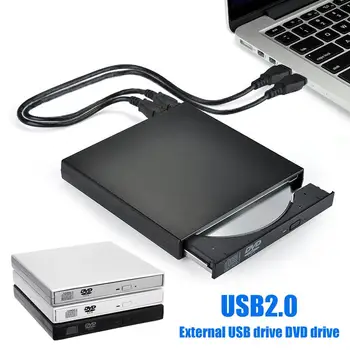 Univerzalna Zunanja High Speed USB DVD Prenosni Optični Pogon 24X CD Snemalnik Gorilnika Igralec za Prenosni RAČUNALNIK