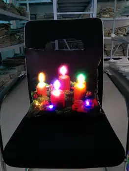 Nova Božič vrsto Ustvarjalnih Risanka vzorec svetlobe LED, serija Lanu Blazine Pokrov Domu Dekorativni Pas Vzglavnik Kavč Stol
