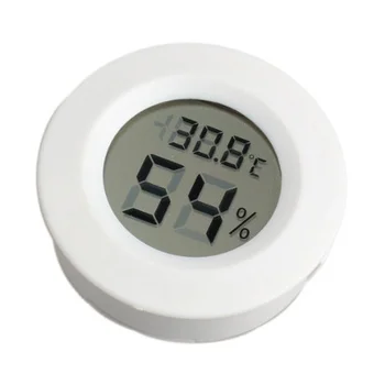 Mini Digitalni Termometer, Higrometer Higrometer Celzija (Bela)