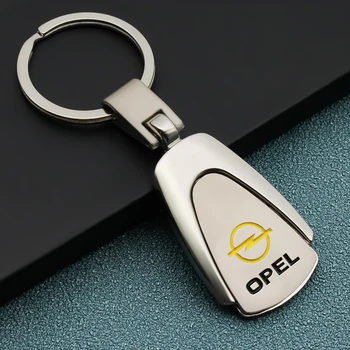 1PCS 3D Kovinske Zlitine Avto Styling Keychain Ključnih Verige obeske Za Opel Astra H, G, J Insignia Mokka Zafiri Corsa OPC Dodatki