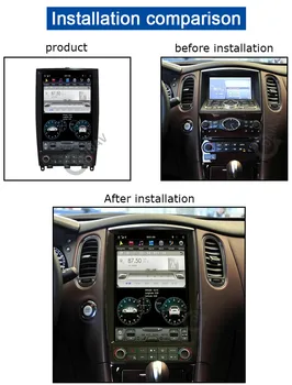 Avto Radio Stereo Za Infiniti EX25/EX30/EX35/EX37 2007-2013 GPS Navigacija Multimedia Player CarPlay Enota