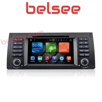 Belsee Okta Core 4gb PX5 Android 8.0 Radio Večpredstavnostna Glavo Enota Avto DVD Predvajalnik, GPS Navigacija za BMW E39 M5 X5 E53 1996-2003