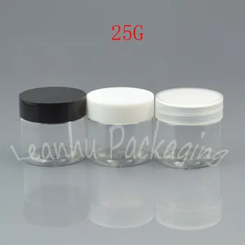 25 G Prozorno Plastično Krema Steklenico , 25CC Maska / Eye Cream Embalaža Jar , Prazne Kozmetični Kovček , Ličila Sub-stekleničenje