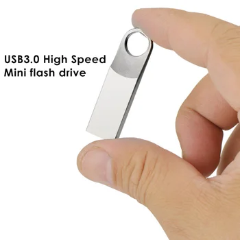 4/8/16/32/64/128GB Mini Prenosne Kovinske USB 3.0 Bliskovni Pogon za Visoke Hitrosti, U Disk, Flash Drive, Pomnilniško kartico memory Stick za Shranjevanje Podatkov
