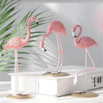 Tabela Okraski Pink Flamingo Dekle Rojstni Dan, Poroko Dekor Darila