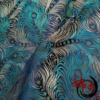 Phoenix Pero Brocade Tkanine Damasta Jacquardske Oblačila Kostum Tapetništvo Oprema Zavese, Material blazine, tkanina, 75 cm*50 cm