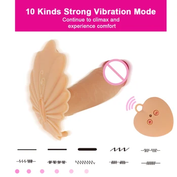 Ženske Metulj Vibrator Nosljivi Hlačke Vibrator Z Brezžičnim Daljinskim Vibratorji Ženski G Spot Klitoris Stimulator Masturbacija