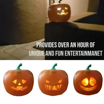 Halloween Flash Govorimo Animirani LED Bučna Projekcija Svetilka za Domačo Stranko GQ