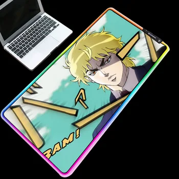 Gaming Miška Ploščica RGB LED Anime Jojo Bizarna Avantura Foto Računalniške Opreme Miši, Tipkovnice Preproge Modni Slog za Gamer