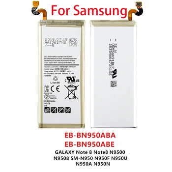 Originalni 3300mAh EB-BN950ABA EB-BN950ABE Telefon baterija Za Samsung GALAXY Note 8 N9500 N9508 SM-N950 N950F N950U N950A N950N