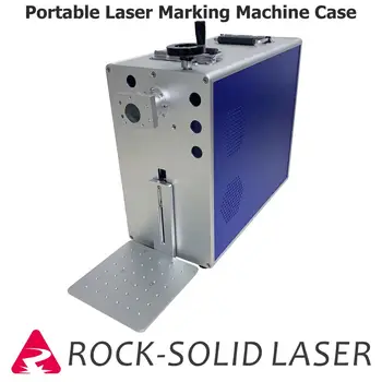 Prenosni Fiber Laser Marking Pralni Omara S Premično Platformo Del 1064nm 20W 30W 50 W IPG Raycus Laserja na Debelo