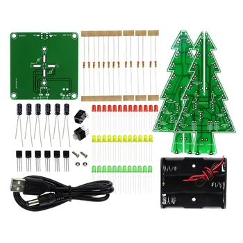 DIY LED Luči Božično Drevo LED Luči, Božični Okraski Desktop Mini Božično Drevo Doma Stranka Dekoracijo Za Dom