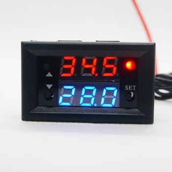 W2810 DC12V 20A Digitalni Termostat Temperaturni Regulator Rdeče Zaslon z Sonda Temperature Instrumenti