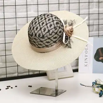 2021 moda lepa odraslih pokrivalo premca slame poletni klobuk soncu, plaži nedelja klobuk dekle ženske Velik klobuk vizir za zaščito pred soncem - 
