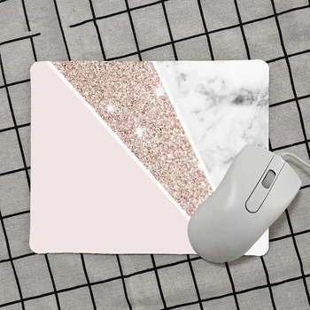 Visoko Kakovostna Bela Roza Zlata Marmorja Mouse Pad Igralec Igra Preproge Nemoteno Pisanje Pad Namizni Računalniki Mate Gaming Mouse Pad - 