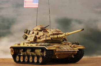 Lep 1/72 Nas M60A1 Reaktivni tank 1990 Zalivske Vojne v Iraku Vojna Tri vrste slikarstva Zbiranje model - 